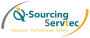 Q-Sourcing Servtec logo